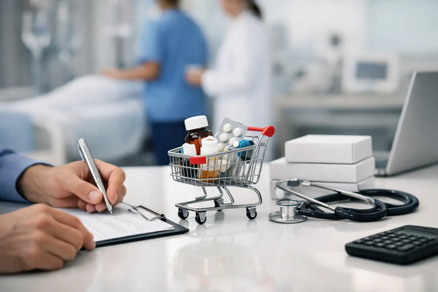 Compras hospitalarias con control y respaldo