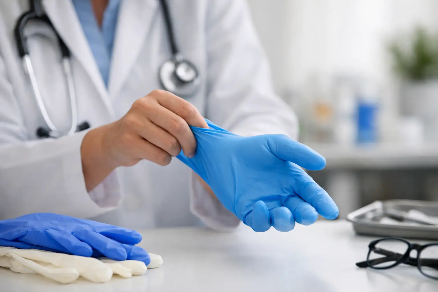 Cómo elegir guantes de nitrilo médicos