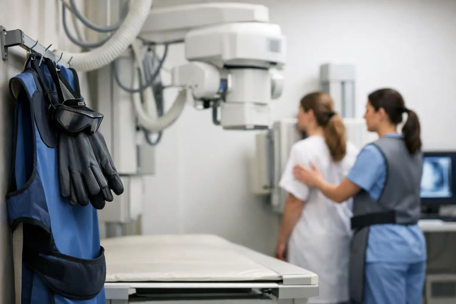 Protección radiológica para rayos X clínica