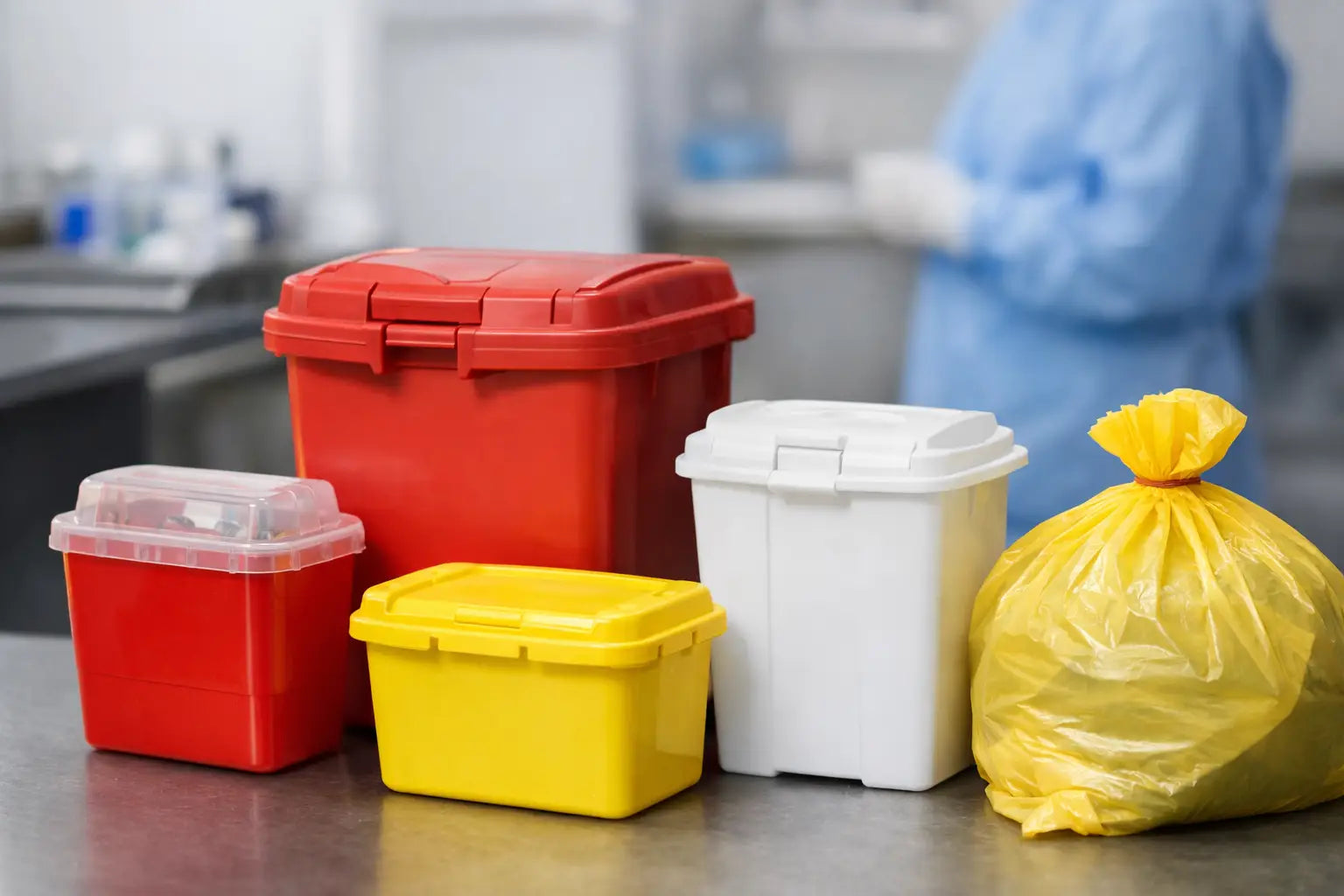 Cómo elegir contenedores para residuos biológicos