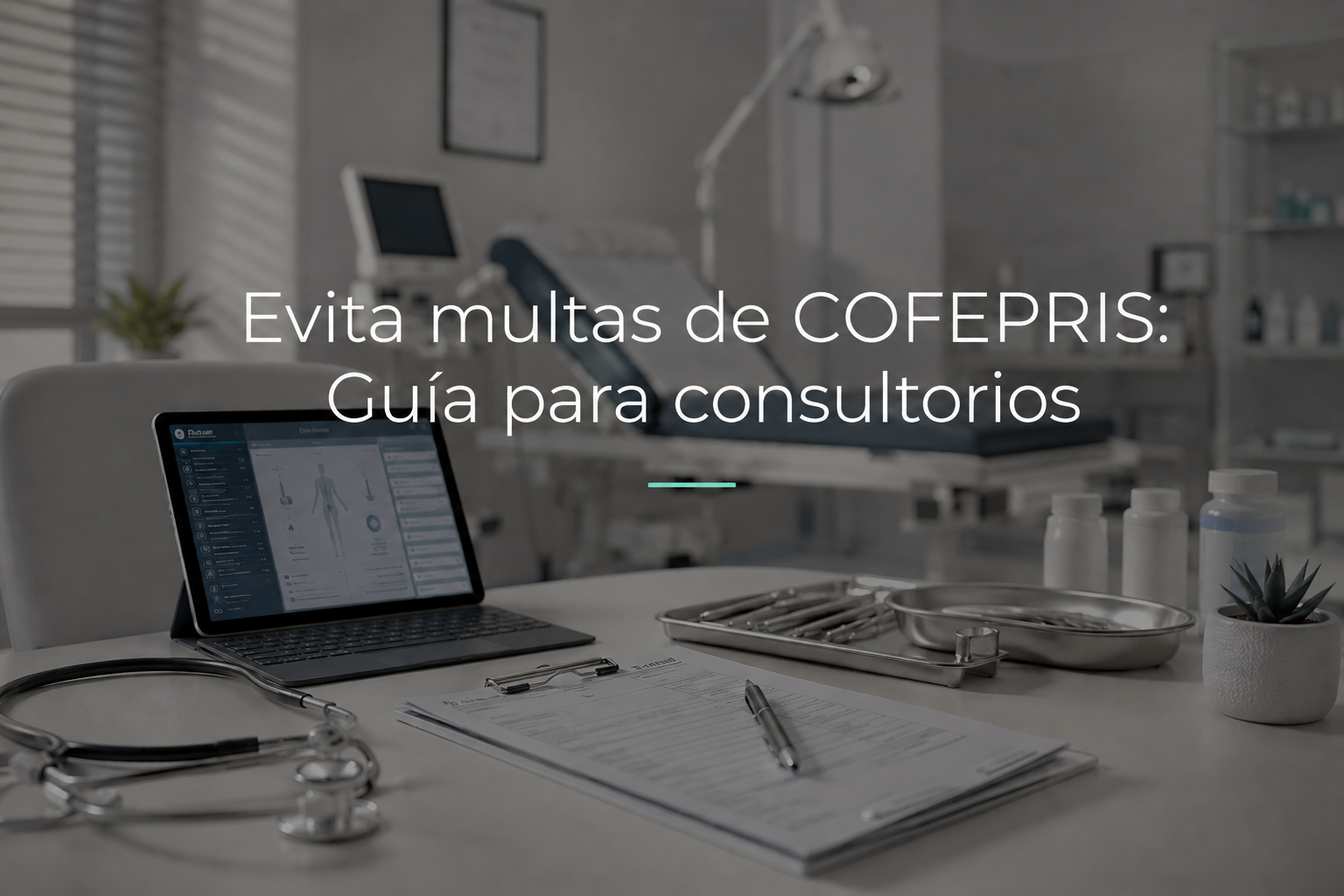 Evita multas de COFEPRIS: Guía para consultorios