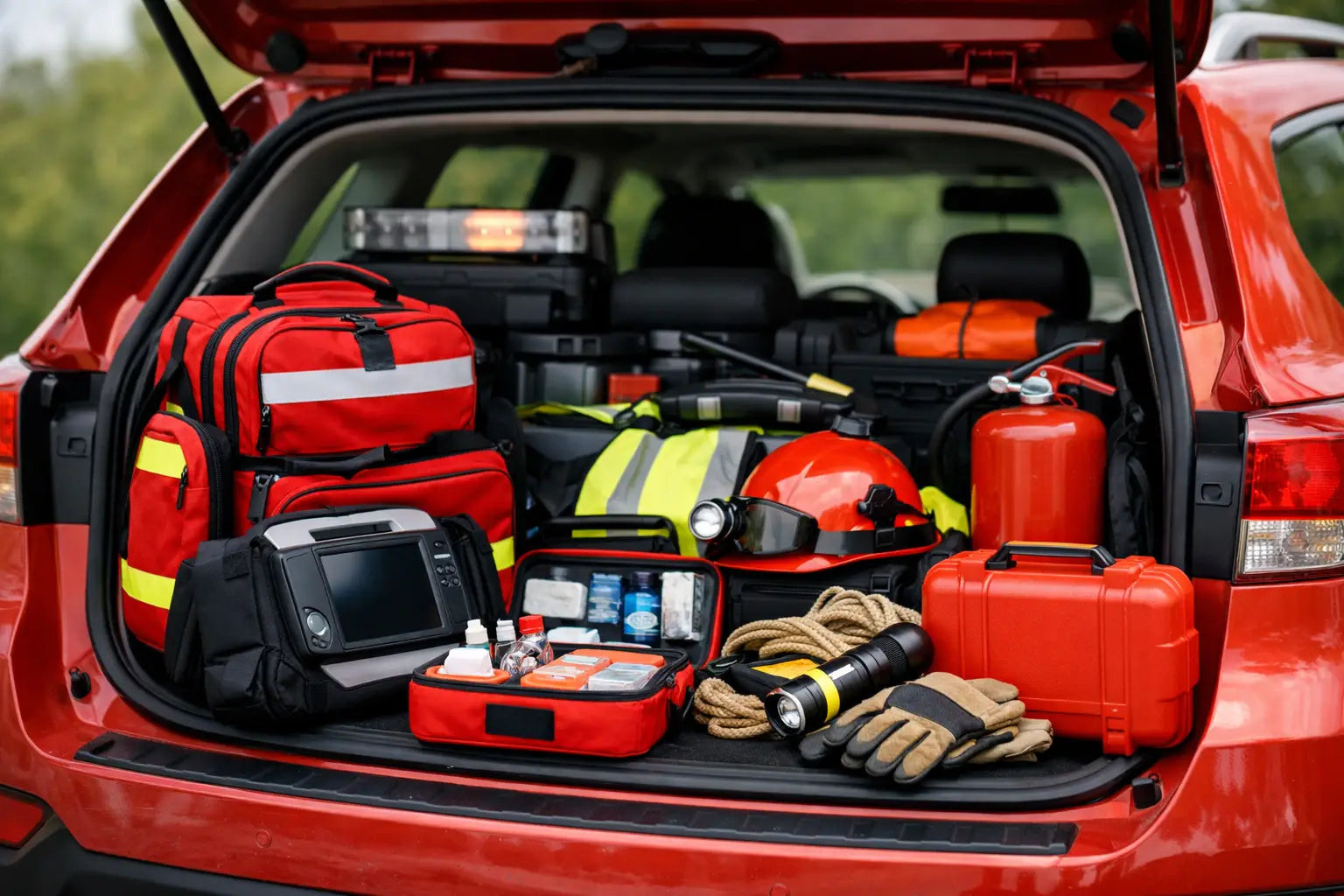 Qué incluye un carro rojo para emergencias