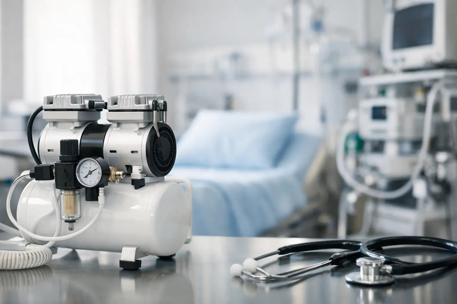 Cómo elegir un compresor de aire médico