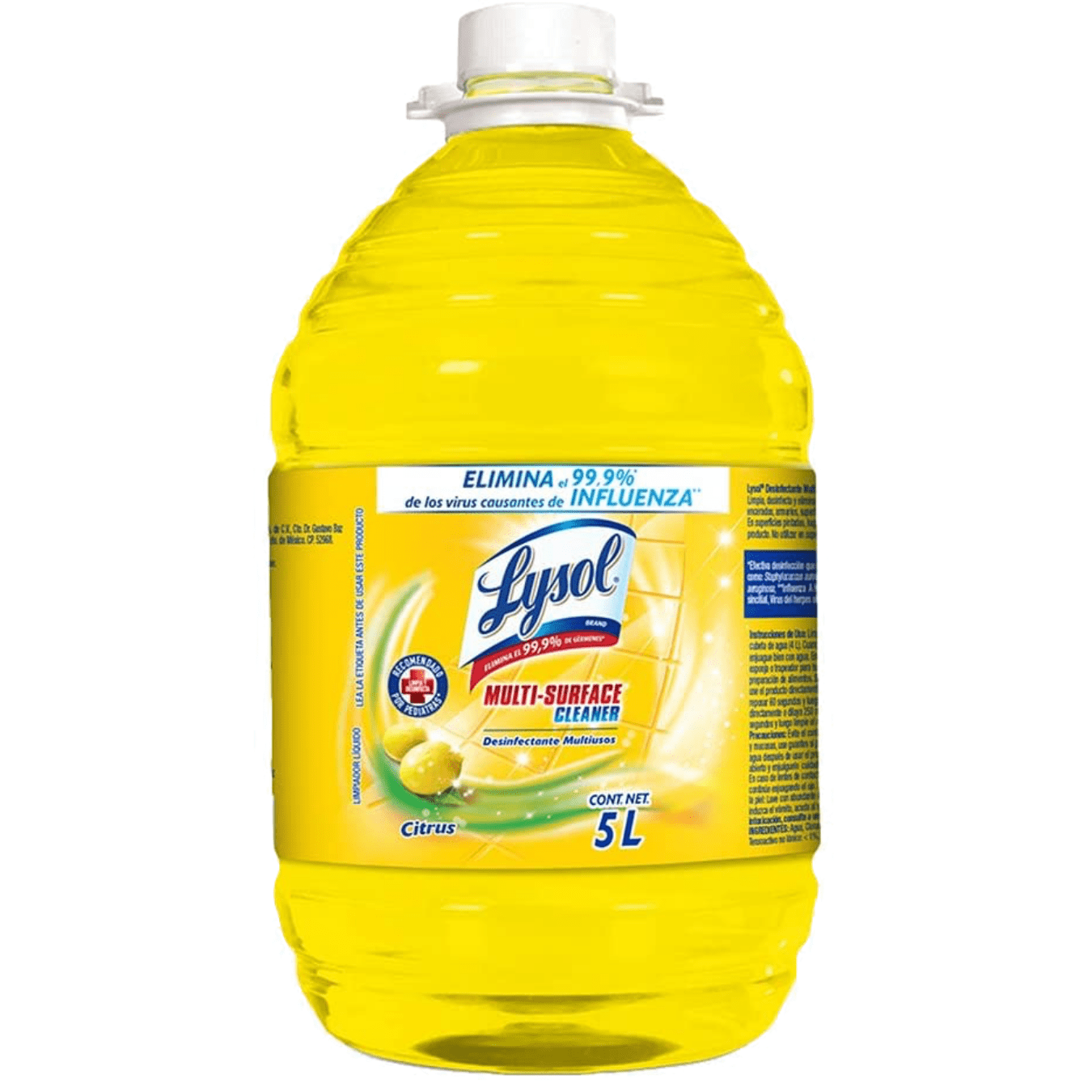 Lysol Desinfectante Multiusos, 5 L (3 Piezas)