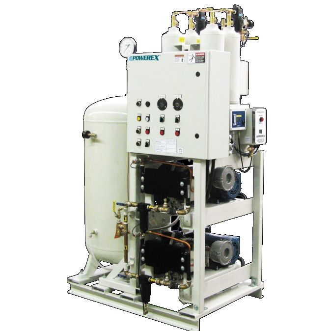 Compresor Powerex de 5HP Duplex