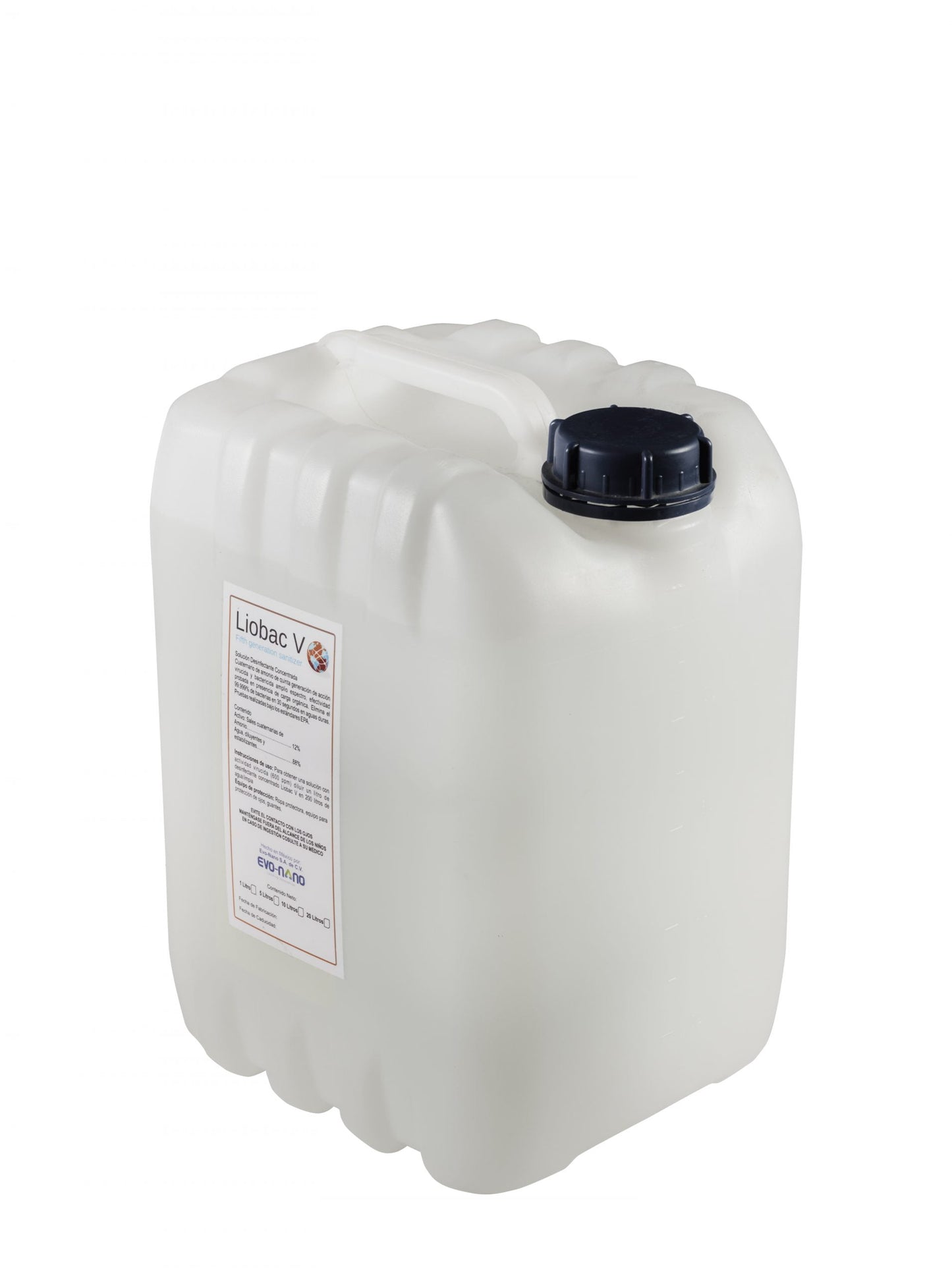 Sanitizante LIOBAC V -Diluible - (Nebulizable y Termonebulizable) 10L