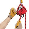 Descensor Maestro L con polea bloqueadora 250kg 12.5 a 13mm Cat. PET-D024BA00 Petzl