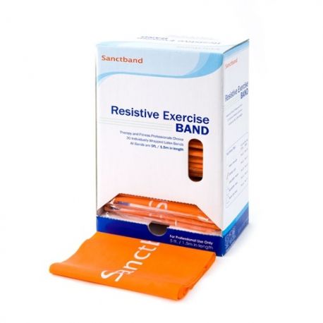Caja dispensadora banda ejercicio Naranja