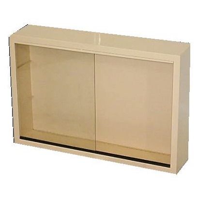 Vitrina contra muro de 120x60x20