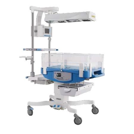 Cuna térmica de calor radiante con fototerapia y pantalla LCD Pro