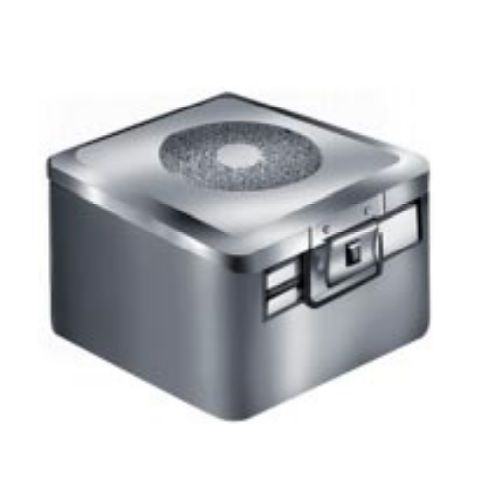 Contenedor de aluminio azul 285x280x135