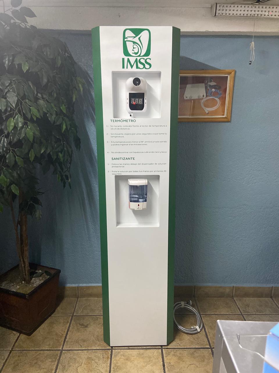 Tótem de seguridad sanitaria