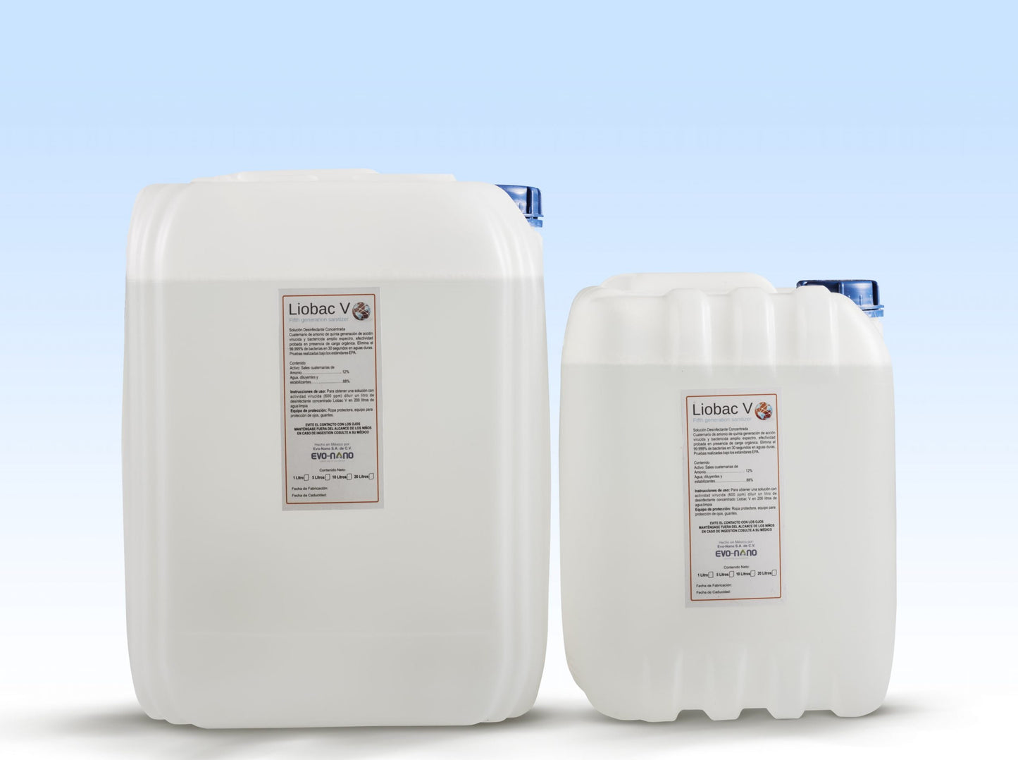 Sanitizante LIOBAC V -Diluible - (Nebulizable y Termonebulizable) 10L