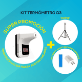 Termometro Q3 - Incluye Tripié, Batería, Adaptador de corriente