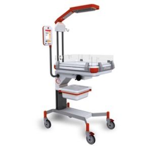 Cuna termica de Calor Radiante con cajón y charola, lampara de fototerapia y monitor touch