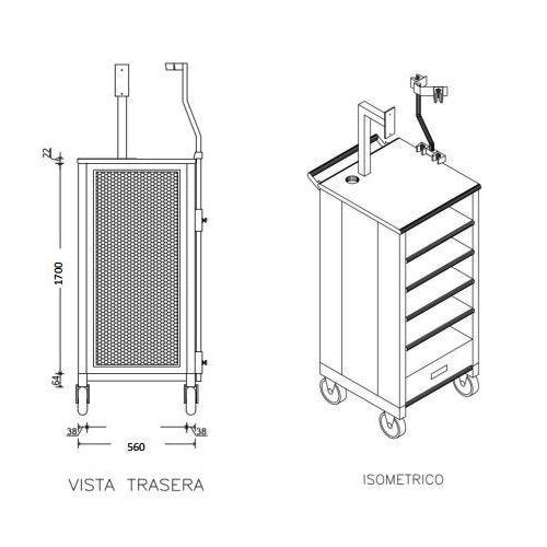Torre para endoscopia completa sistema Eluxeo Lite 6000 con 9 componentes Cat. FUJ-TORREEND Marca Fujifilm