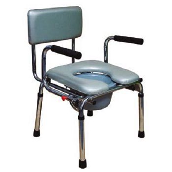 Silla comodo extra ancha en acero cromado 130 k Cat. EKM-800101 Eko-Mobility