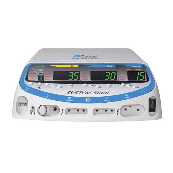 Equipo de electrocirugia System 5000 con carrito Cat. CON-60-8015-SYS ConMed