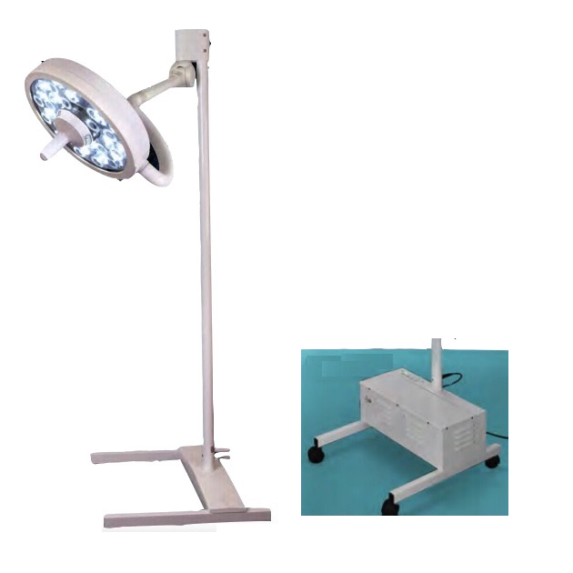 Lámpara de emergencia LED para quirófano sencilla de piso