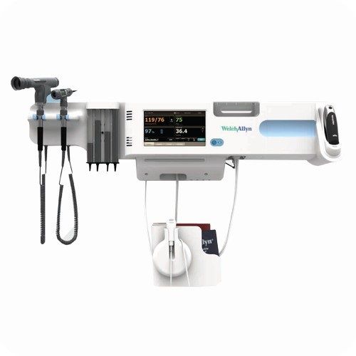Monitor Connex de pared CIWS Masimo SPO2, Termometro Suretemp plus, SCS Panoptic y Macroview Cat. WEA-84MTVXP-B Welch Allyn