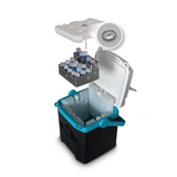 Termo hielera para vacunas de 9 litros con Ice Pack Cat. DLC-Laguna12 Marca Delca