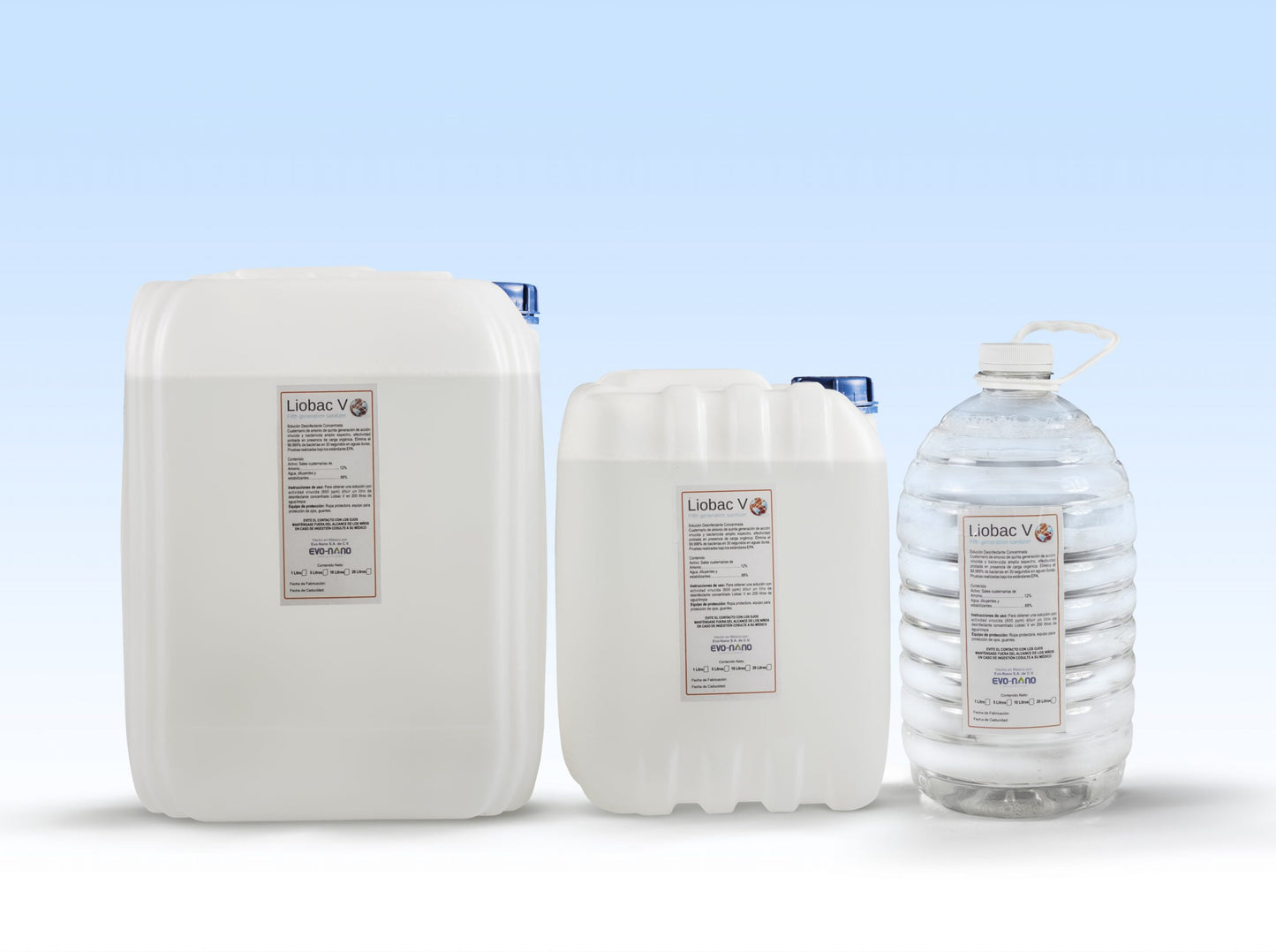Sanitizante LIOBAC V -Diluible - (Nebulizable y Termonebulizable) 10L