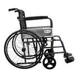 Silla de ruedas color negra MS809F Cat. MST-SR809FNMS Marca Medistore
