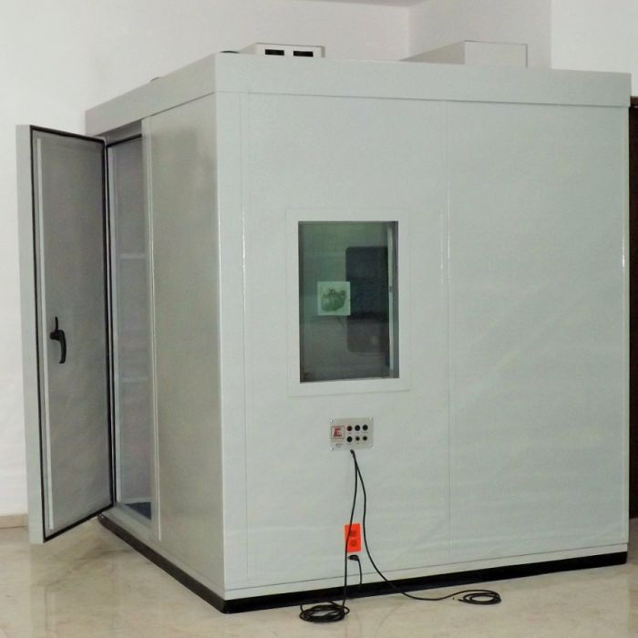 Cabina sonoamortiguada para audiometria