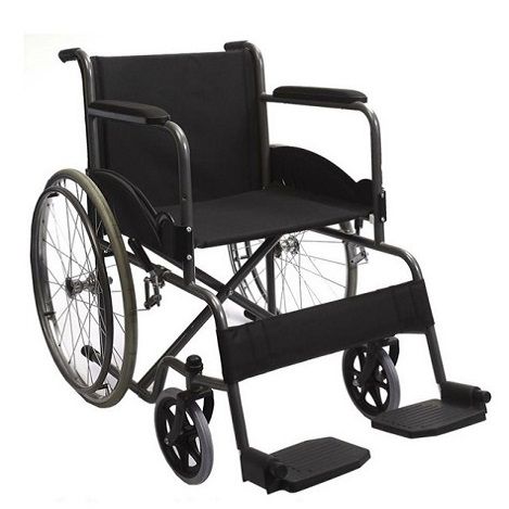 Silla de ruedas fabricada en acero de alta