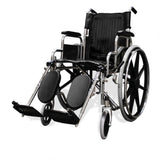Silla de ruedas suprema cromada con