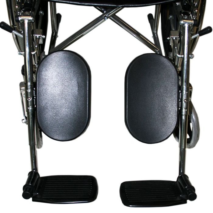 Silla de ruedas suprema cromada con elevapiernas Cat HNY-S400 Handy