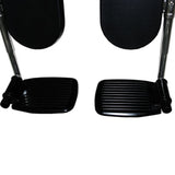 Silla de ruedas suprema cromada con elevapiernas Cat HNY-S400 Handy