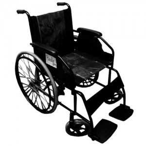 Silla de ruedas esmaltada neumática con