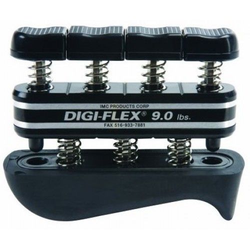 Ejercitador de dedos de 9 Lbs negro Cat. DYN-DFE9 Dynatronics