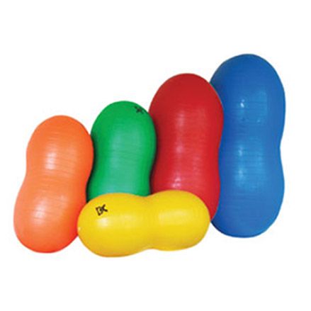 Pelota para ejercicio 50 cm naranja tipo cacahuate Cat DYN-CD301726 Dynatronics
