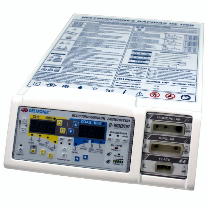 Unidad de electrocirugia 200 W Cat. DEX-B1800++ Deltronix