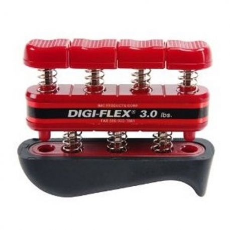 Ejercitador de dedos de 3 Lbs rojo Cat. DYN-DFE3 Dynatronics