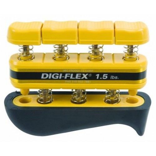 Ejercitador de dedos de 1.5 Lbs amarillo Cat. DYN-DFE1 Dynatronics
