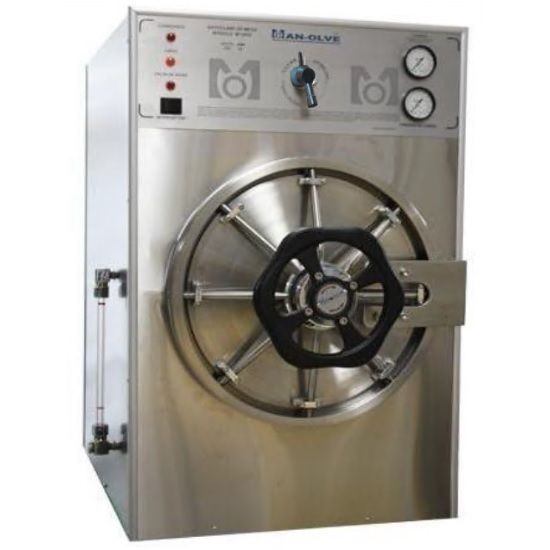 Autoclave horizontal de 57 lts cilíndrica