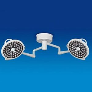 Lámpara para quirófano doble de techo de 120,000 Luxes Luz LED Mod. System Two Cat MIL-SD2D2 Medical Illumination