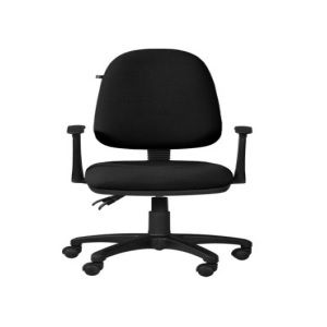 Silla giratoria de respaldo alto tapizada