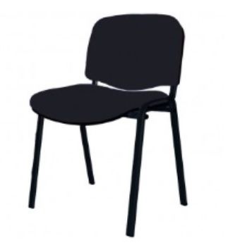 Silla apilable acojinada Cat