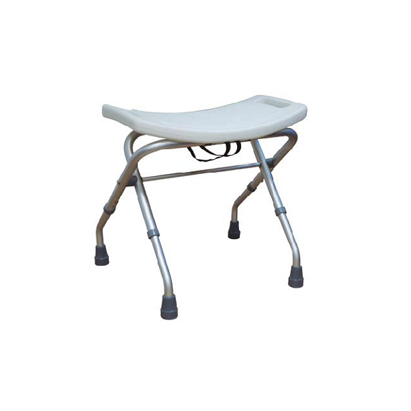 Banco de ducha plegable de aluminio