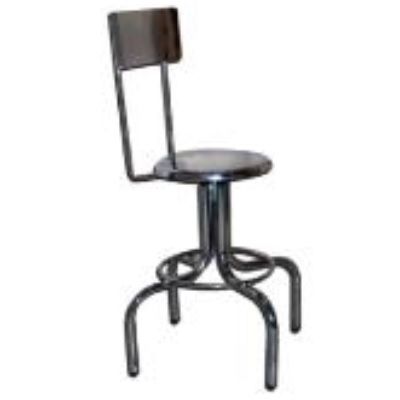 Banco giratorio con asiento y respaldo