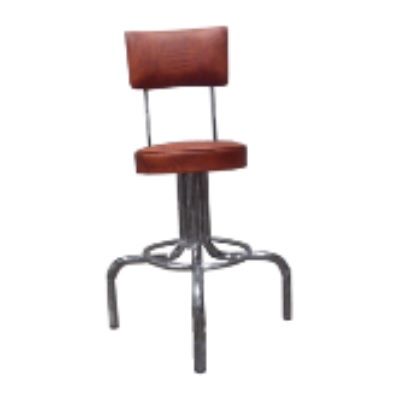 Banco giratorio con respaldo y asiento