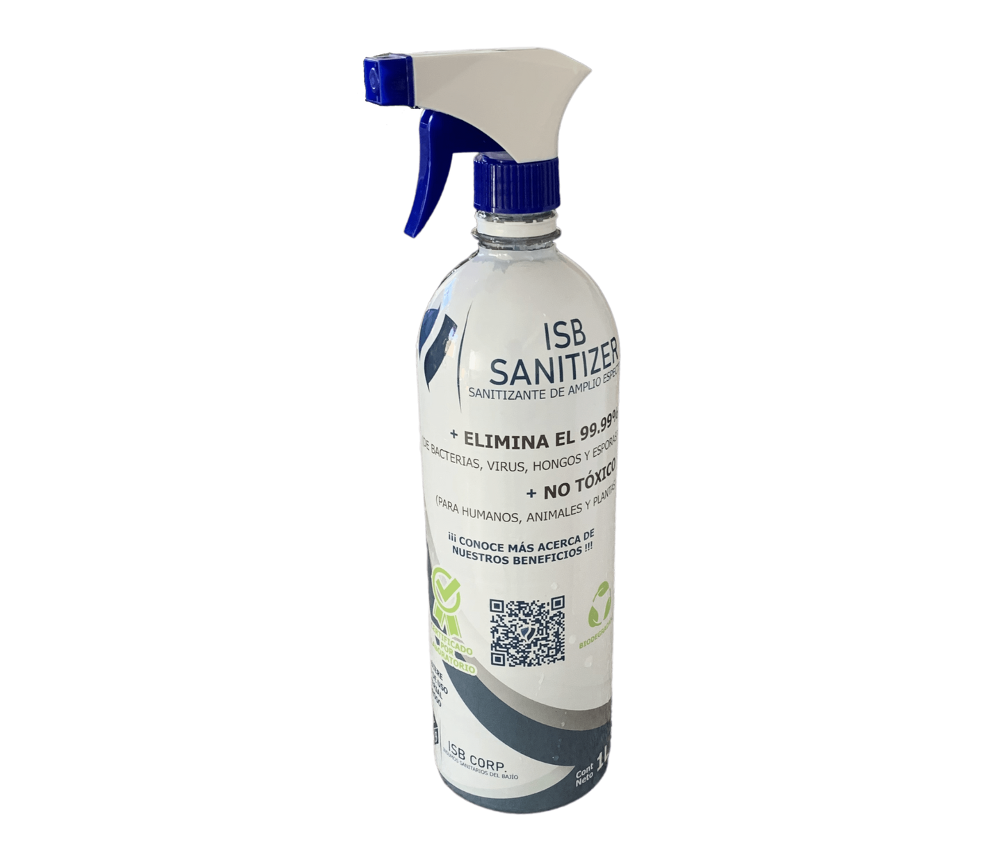 ISB Sanitizante 1LT con aspersor - ácido hipocloroso