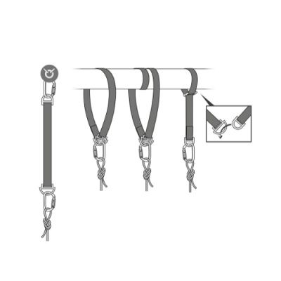 Cinta de anclaje CONNEXION FIXE 200 cm Cat. PET-G010AA02 Petzl