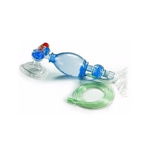 Resucitador pediatrico de PVC desechabl