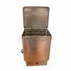 Compresero caliente de acero inoxidable para 4 compresas (incluye las compresas) Cat. TMP-MS056 Marca Termoplus Therapy