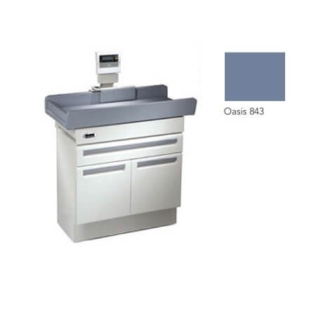 Mesa pediátrica con bascula oasis